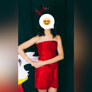 Calvin Klein Red Hot Cocktail Dress